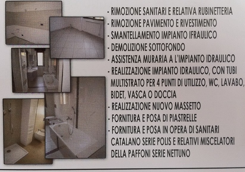 Ristrutturazione bagni Ristrutturazione bagno completo